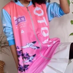 T6 Kyoto Koi Bomber Jacket Bomber Jackets