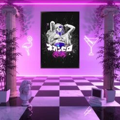 VAPOR95 Cybervision Framed Print