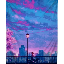 T6 Plum Sky Ride Tapestry