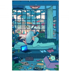 VAPOR95 Posters Sleepy Days Poster