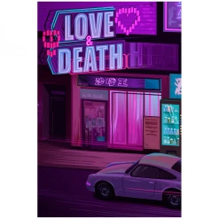 VAPOR95 Posters Love & Death Poster