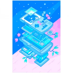 VAPOR95 Posters Dismantled Poster