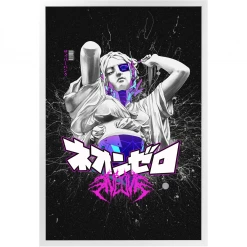 VAPOR95 Cybervision Framed Print