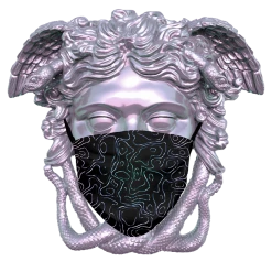 T6 Liquid Topography Face Mask Face Masks