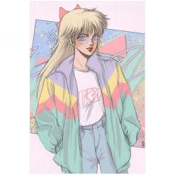 VAPOR95 Posters Turbo Babe Poster