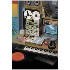 VAPOR95 Posters Reel To Reel Poster