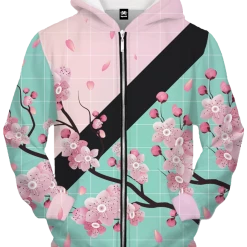 T6 All Over Print Zip Up Hoodies Across The Chasm Zip Up Hoodie