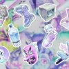 VAPOR95 Beachghost Sticker Sheet Stickers