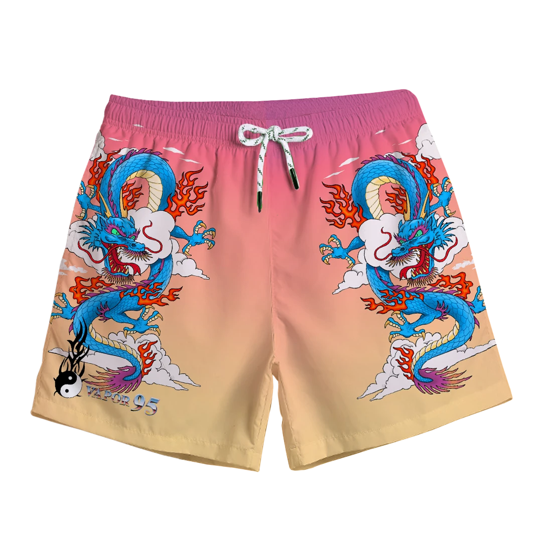 T6 Breathing Fire Swim Trunks