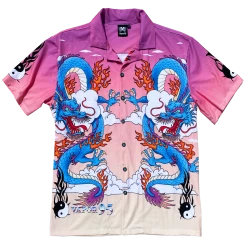 AOP Breathing Fire Hawaiian Shirt