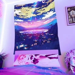 T6 Tapestries Comet Rain Tapestry