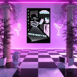 VAPOR95 Digital Paradise Poster Posters