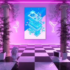 VAPOR95 Posters Dismantled Poster