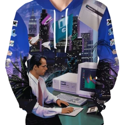 T6 All Over Print Hoodies Doing Business Hoodie