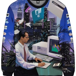 T6 All Over Print Sweatshirts Doing Business Sweatshirt