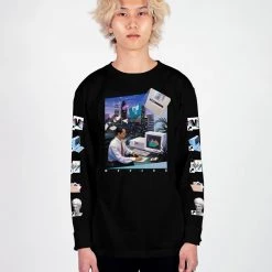 DTG Graphic Long Sleeve Tees Doing Business Long Sleeve Tee