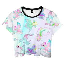 T6 Crop Tops Nishikigoi Crop Top