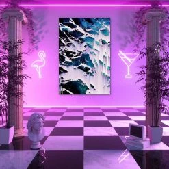 VAPOR95 Fractal Land Poster Posters