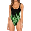 T6 Hardcore 2000 High Legged One Piece Swimsuit Swimsuits