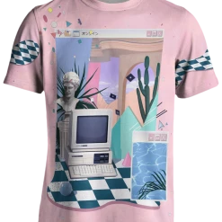 T6 All Over Print Tees In A World Tee