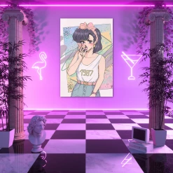 VAPOR95 Late 80s Poster Posters