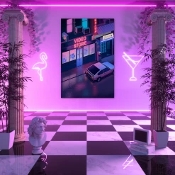 VAPOR95 Be Kind Rewind Poster Posters