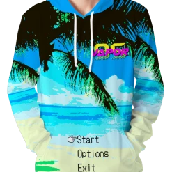 T6 All Over Print Hoodies Menu Music Hoodie