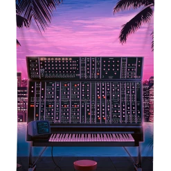 T6 Modular Tropicana Tapestry Tapestries