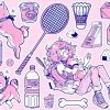 VAPOR95 Nemupan Sticker Sheet