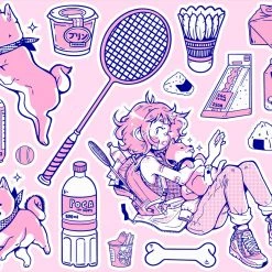 VAPOR95 Nemupan Sticker Sheet