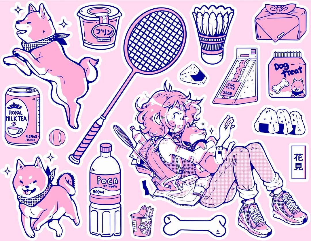 VAPOR95 Nemupan Sticker Sheet