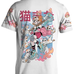 T6 All Over Print Tees Nekomata Yokai Tee