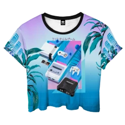 T6 New Challenger Crop Top