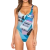 T6 New Challenger High Legged One Piece Swimsuit