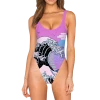 T6 Swimsuits Peak Aesthetic High Legged One Piece Swimsuit