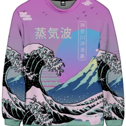 T6 All Over Print Sweatshirts Peak Aesthetic Sweatshirt