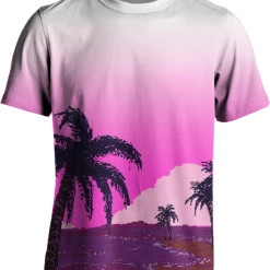 T6 Pixel Paradise Tee All Over Print Tees