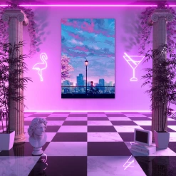 VAPOR95 Plum Sky Ride Poster