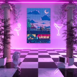 VAPOR95 Ramen Village Poster Posters