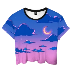 T6 Crop Tops Ramen Village Crop Top