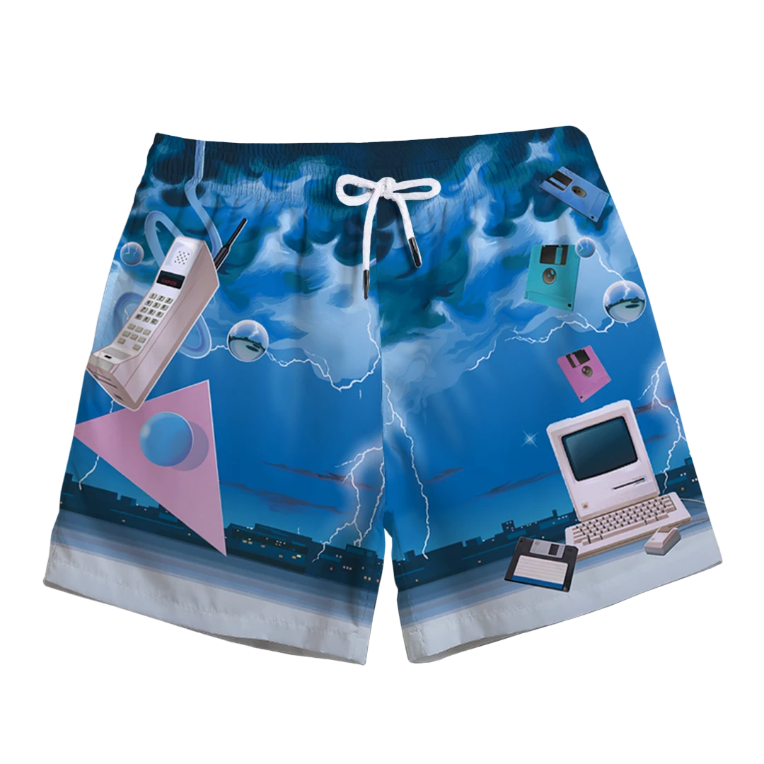 T6 Retro Storm Swim Trunks