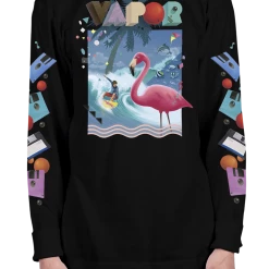 DTG Graphic Long Sleeve Tees Ride The Wave Long Sleeve Tee