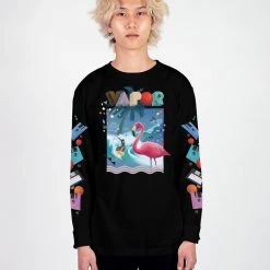 DTG Graphic Long Sleeve Tees Ride The Wave Long Sleeve Tee
