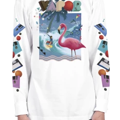 DTG Graphic Long Sleeve Tees Ride The Wave Long Sleeve Tee