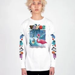 DTG Graphic Long Sleeve Tees Ride The Wave Long Sleeve Tee