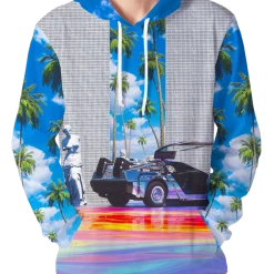 T6 All Over Print Hoodies Riding Time Hoodie