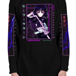 DTG Graphic Long Sleeve Tees Sailor Saturn Long Sleeve Tee