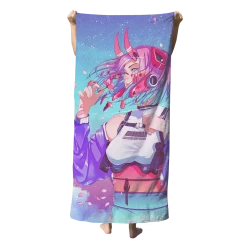 T6 Sakura Oni Beach Towel Towels