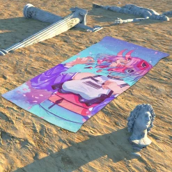 T6 Sakura Oni Beach Towel Towels