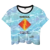 T6 Sea Of Dreams Crop Top Crop Tops